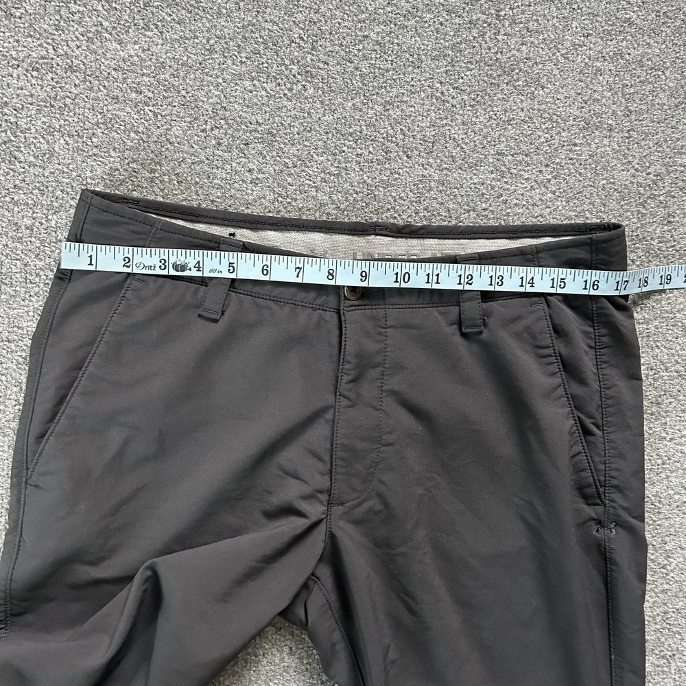 Under‎ Armour Pants Mens 34x30 Black Golf Chino Performance Stretch Nylon UA P13